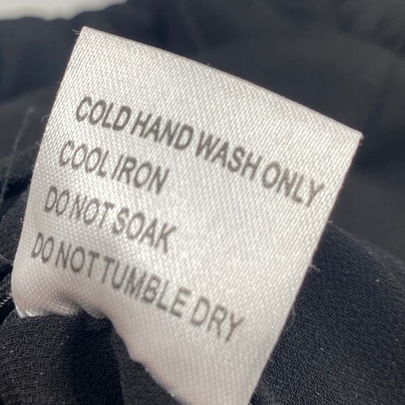 Princess Polly Ariah Balloon Sleeve Crop Top Square Neck Gathered Bodice Black 4 - Picture 8 of 8